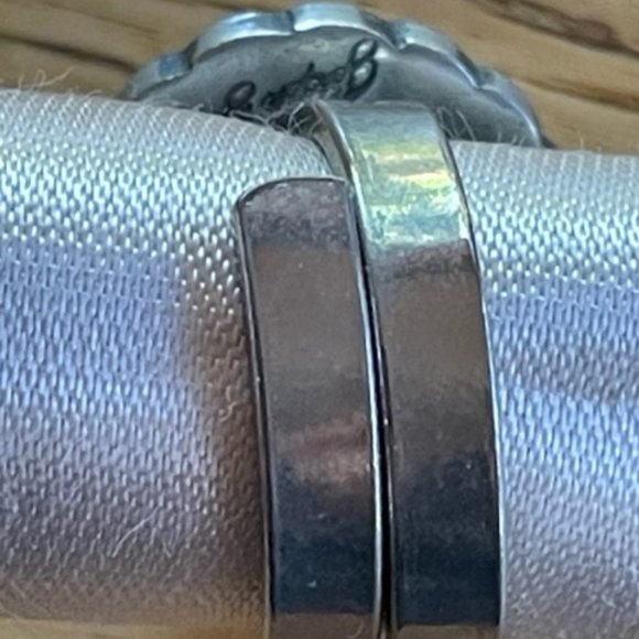 Mid-Century JORGEN JENSEN #253 PEWTER RING (Denmark) 1970’s MCM Scandinavian - Picture 5 of 11